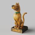 Scooby-Doo.2140.jpg Fichier STL Scooby-Doo-chien- Noël - pose debout canine-FANART FIGURINE・Plan pour imprimante 3D à télécharger