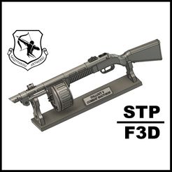 Shotgun.jpg 3D file Fallout 3 - Combat / Terrible Shotgun STP & F3D・3D printable design to download