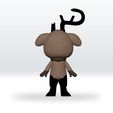3.jpg Dandy's World Twisted Rudie STL 3D Model Character Fanart