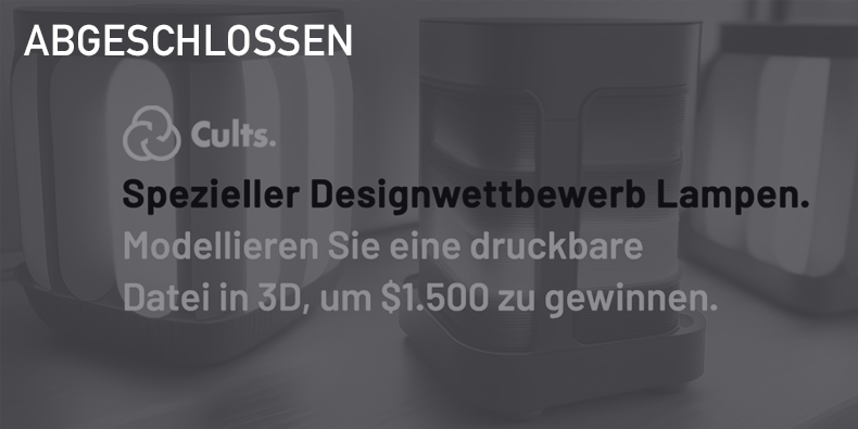 Die Herausforderung von Design und 3D-Druck rund um Lampen und Leuchten.