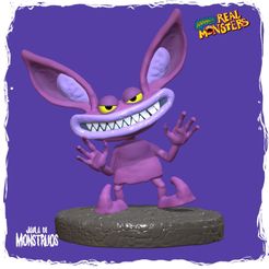 IMG_2294.jpg STL file ICKIS from "¡¡¡AAAHH!! REAL MONSTERS"・3D print model to download
