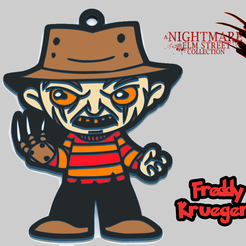 FREDDY-TINKER-b.png STL file Freddy Kruegger keychain・3D print design to download