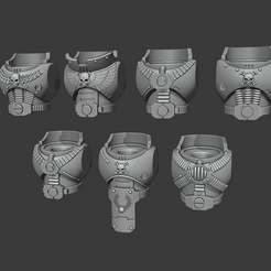 Devastator_Squad.png Бесплатный STL файл Торсы перворожденных - отряд тяжелого оружия・Шаблон для 3D-печати для загрузки