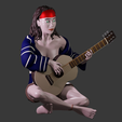 HippyBard-1.png Female Bard Hippy Girl Guitar