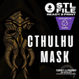 1.png Archivo STL Mascara de cultista Cthulhu・Plan de impresión en 3D para descargar