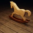 3.jpg Wooden baby horse