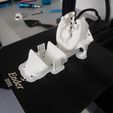 Ender 3, 3 V2, 3 pro, 3 max, двойной 40-мм осевой вентилятор hot end duct / fang. CR-10, прямой привод Micro Swiss и совместимость с боуденом. Для печати не требуется поддержка