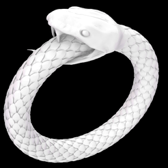 Screenshot-2023-10-01-100901.png STL-Datei Uroboros-Schlangenring・Modell für 3D-Drucker zum Herunterladen