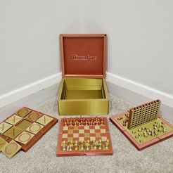 20240128_183411.jpg 3 in 1 Game Box : Chess,Tic Tac Toe and Connect 4