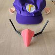 20250222_143527.jpg Waluigi wearable Nose and Mustache