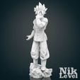 Diorama-12.jpg Black Son Goku Super Saiyan Rose Dragon Ball 3D Printable