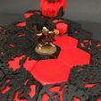 IMG_3206.jpg LAVA SET - "HEX" TILES FOR A HIGHLY DETAILED 3D GAME BOARD.