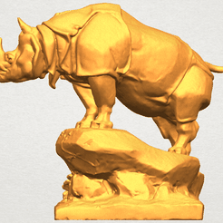 TDA0311 Rhinoceros (iii) A01.png Fichier 3D gratuit Rhinocéros 03・Objet imprimable en 3D à télécharger