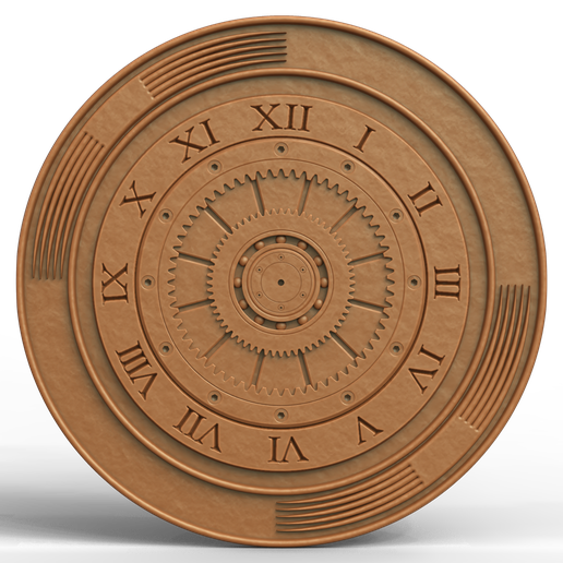 3D file 3D Model STL File for CNC Router Laser & 3D Printer 1688 Clock ...