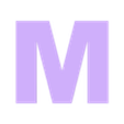 M_M-Lid.stl Gift boxes with initial letter
