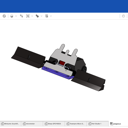Mini Sumo Autonomous with 3 blades