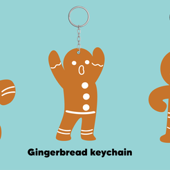 Artboard-1.png Gingerbread - Keychain