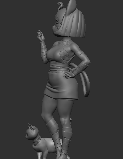 Preview14.png Ankha Animal Crossing 3D-Druck Modell