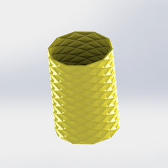 rec.png STL-Datei Design-Vase, Blumentopf oder Stifthalter・3D-druckbare Vorlage zum herunterladen