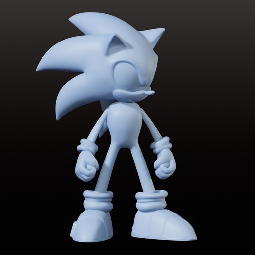 🆓 Sonic STL – Stylized 3D Printable Figure (Multi-Part) – FREE・Free STL ...