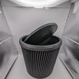 PXL_20240428_172724715.jpg Waste garbage can with rotating lid - Vase mode - Print-in-place