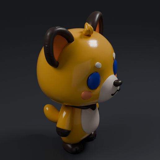 Kawaii Animal 1 3D printable STL miniature