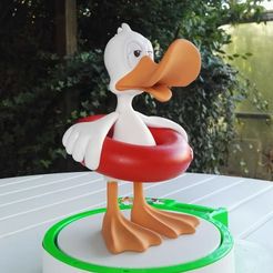 canard04.jpg STL file The duck with the buoy・Model to download and 3D print, didoff