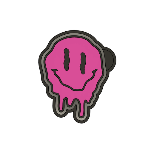 Melted Smiley Freshie STL Mold Housing