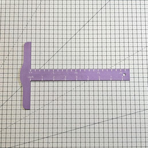 📏 T-Shaped Ruler・Free 3D File for 3D printing・Cults