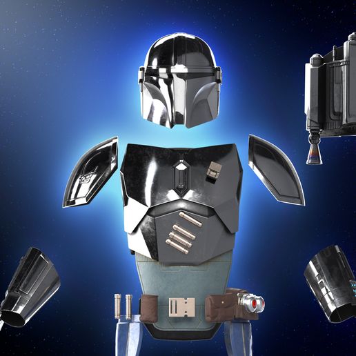 DIN DJARIN BESKAR | The Mandalorian | Armor| Helmet | 3d Print model| Star Wars