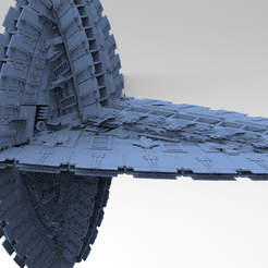 untitled.2944.png OBJ file Crystal Alien Ceptor Ship・3D printer design to download, aramar
