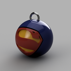 SuperManCharm.png Download free STL file House of El crest • 3D print object, Exfusion