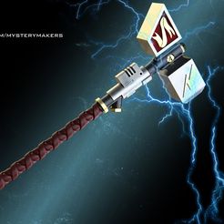 01-Thunder-hammer.jpg Файл 3D Громовой молот・3D-печатный дизайн для загрузки