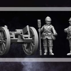 Artillery-Thumbnail.jpg Файл 3D AZW Colonial British Artillery 28mm Multipart・Шаблон для 3D-печати для загрузки