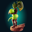 Preview17.png Goblin Girl Short & Stacked 3D Print Model