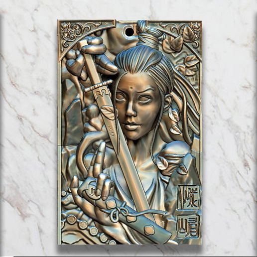 fbde1dbc-0ed0-4648-ab99-c6255b84601e.jpg Wuxia sword wall sculpture (relief)