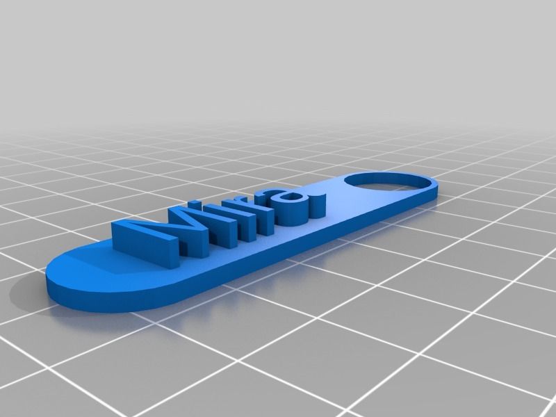 Free 3D file Mira Name Tag・Template to download and 3D print・Cults