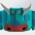 cow.png Robo cow pen holder or vase