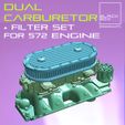 a3.jpg Dual Carburetor set with filters for 572 ENGINE 1-24th