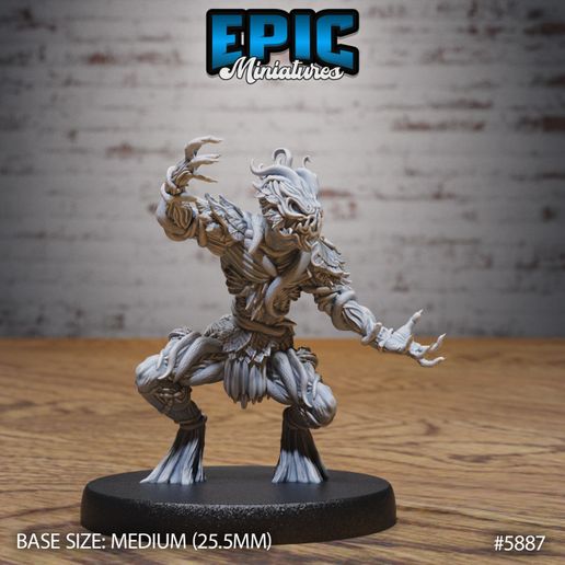 Vine Blight Attack ‧ DnD Miniature ‧ Tabletop Miniatures ‧ Gaming Monster ‧ 3D Model ‧ RPG ‧ DnDminis ‧ STL FILE