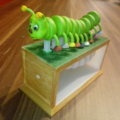 Color.jpg Free OBJ file Nemoriko´s : Little motley Caterpillar・3D printing design to download, Nemoriko