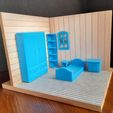 20240313_121451.jpg Miniature furniture for dollhouse, roombox (scale 1:24)