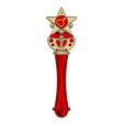 Sailor-Mars-Wand-v3-1.png SAILOR Scout Transformation Wands STL FILES [Sailor Moon Crystal]