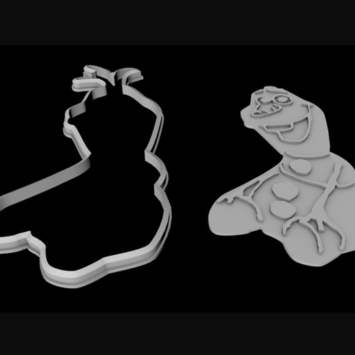 Capture d’écran 2017-07-24 à 13.55.59.png Descargar el archivo STL gratuito Cookie cutter personaje congelado • Objeto para impresora 3D, TomasLA
