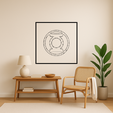 2azdsk.png Green Lantern Green Lantern Central Power Battery Wall Art Framed