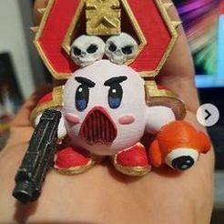 Free STL file Kirby as Chaos Space Marine・3D printer model to download・Cults