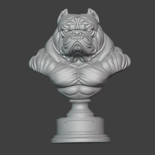 EXOTIC AMERICAN BULLY 3D TROPHY