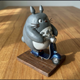 Snimok-ekrana-2025-11-29-v-13.32.32.png Totoro Riding Vintage Moped | STL 3D Print Model
