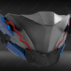 v401.png Archivo STL Máscara Cyborg V4・Modelo de impresora 3D para descargar