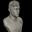 10.jpg Neymar Jr 3D Portrait Sculpture